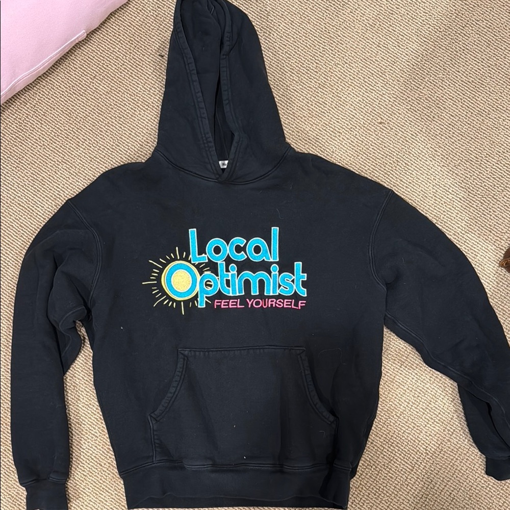 Madhappy Black Hoodie with Colorful Print